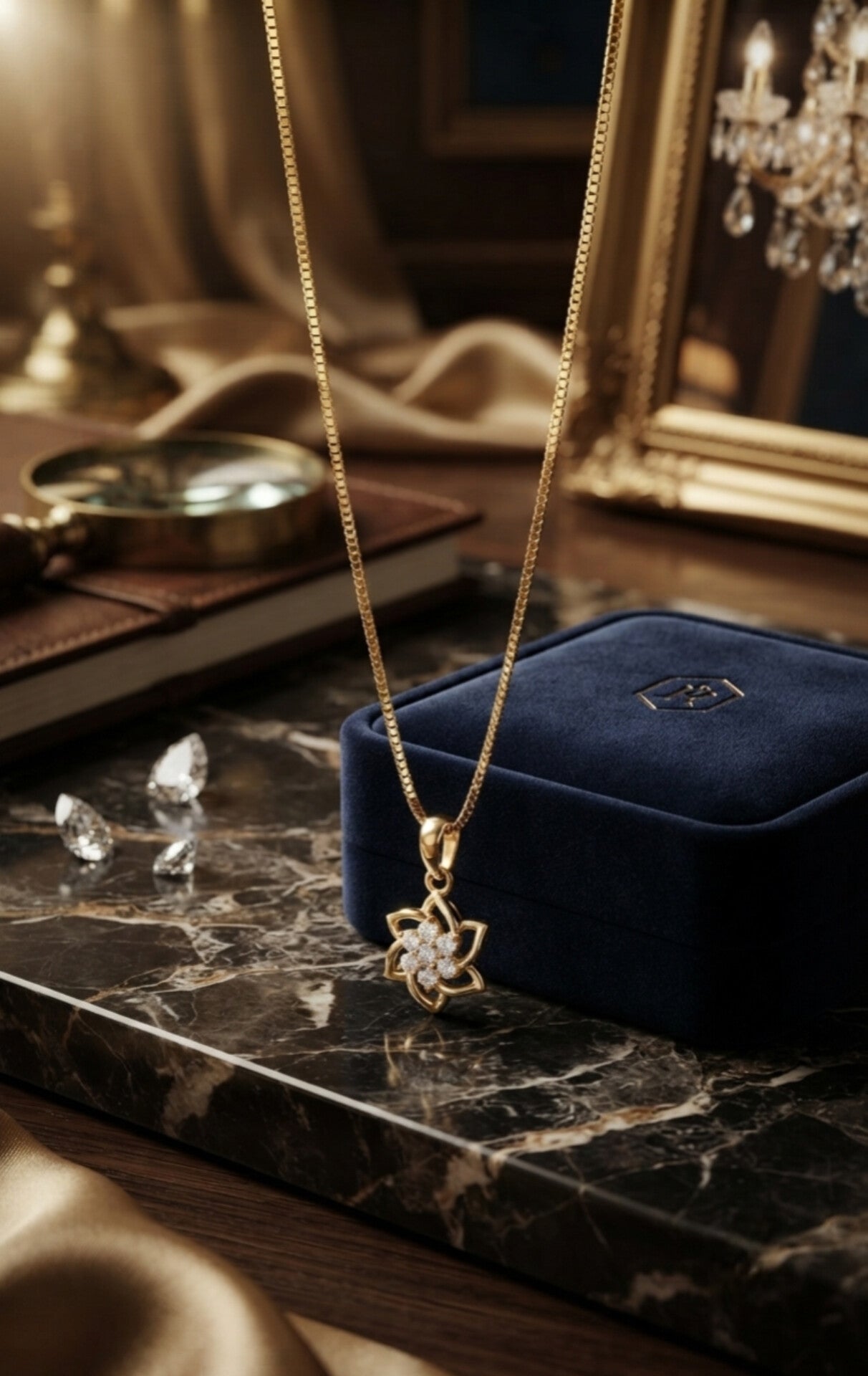 Minimalist Gold-Plated Chain Pendant