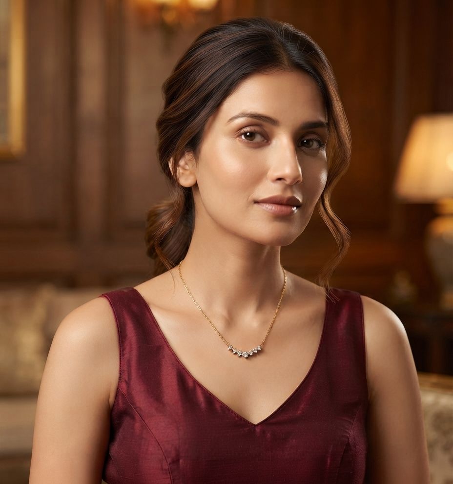Gold-Plated Fashion Pendant Necklace