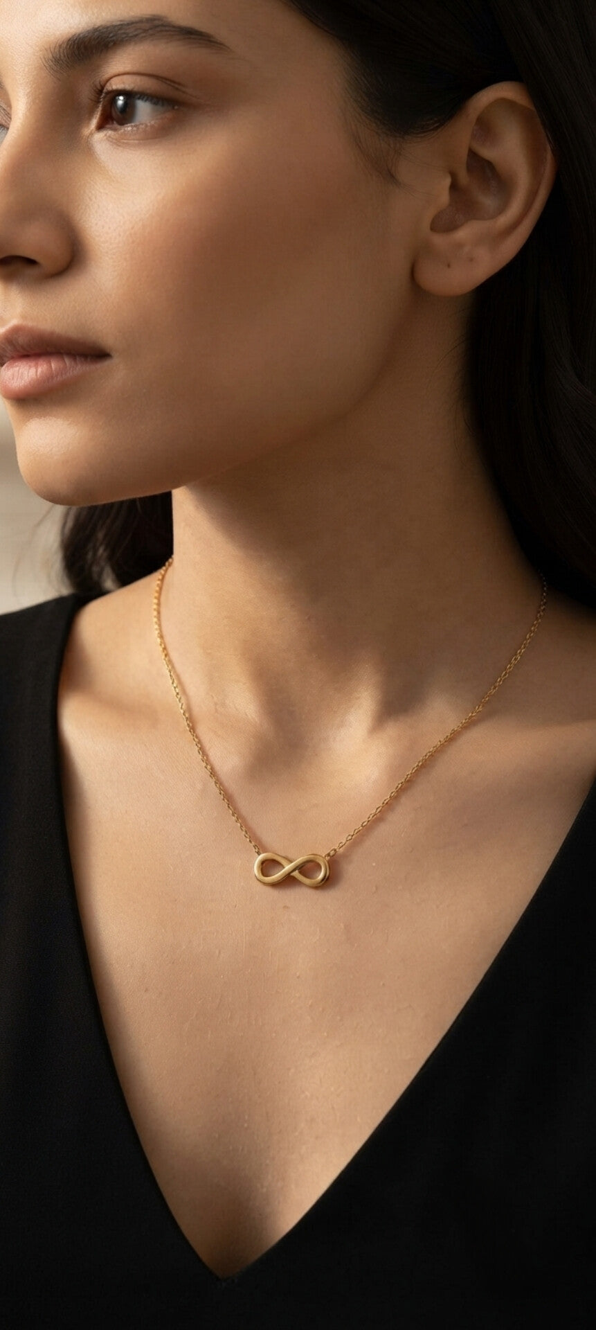 Winifred Anti Tarnish Stainless Steel Gold Stylish Necklace