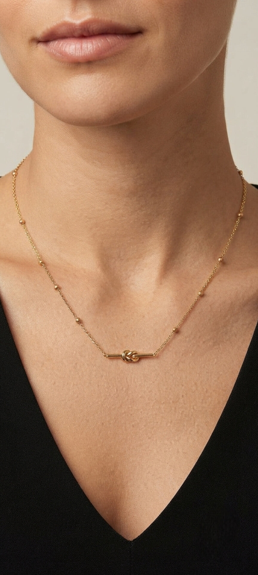 Winifred Anti Tarnish Stainless Steel Gold Stylish Necklace