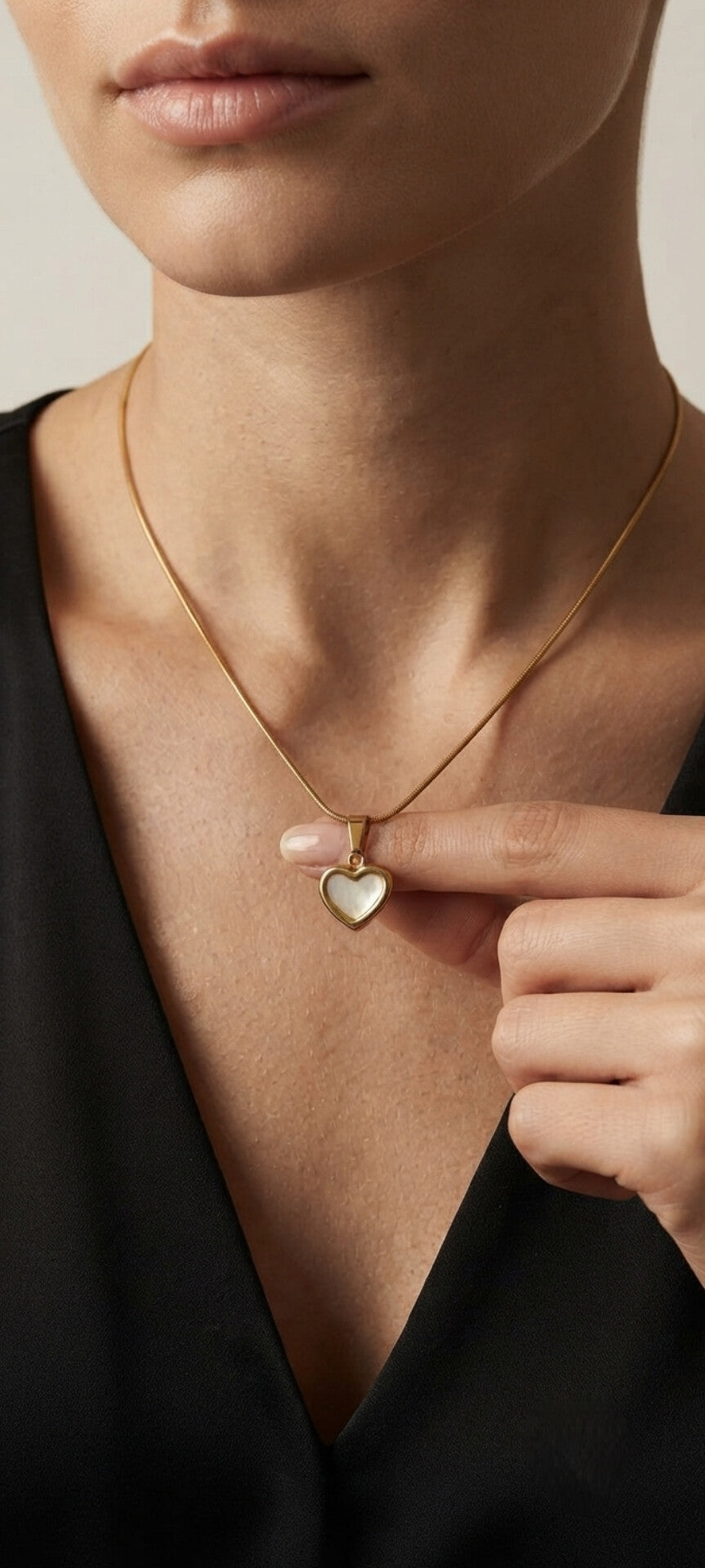 Winifred Anti Tarnish Stainless Steel Gold Stylish Necklace
