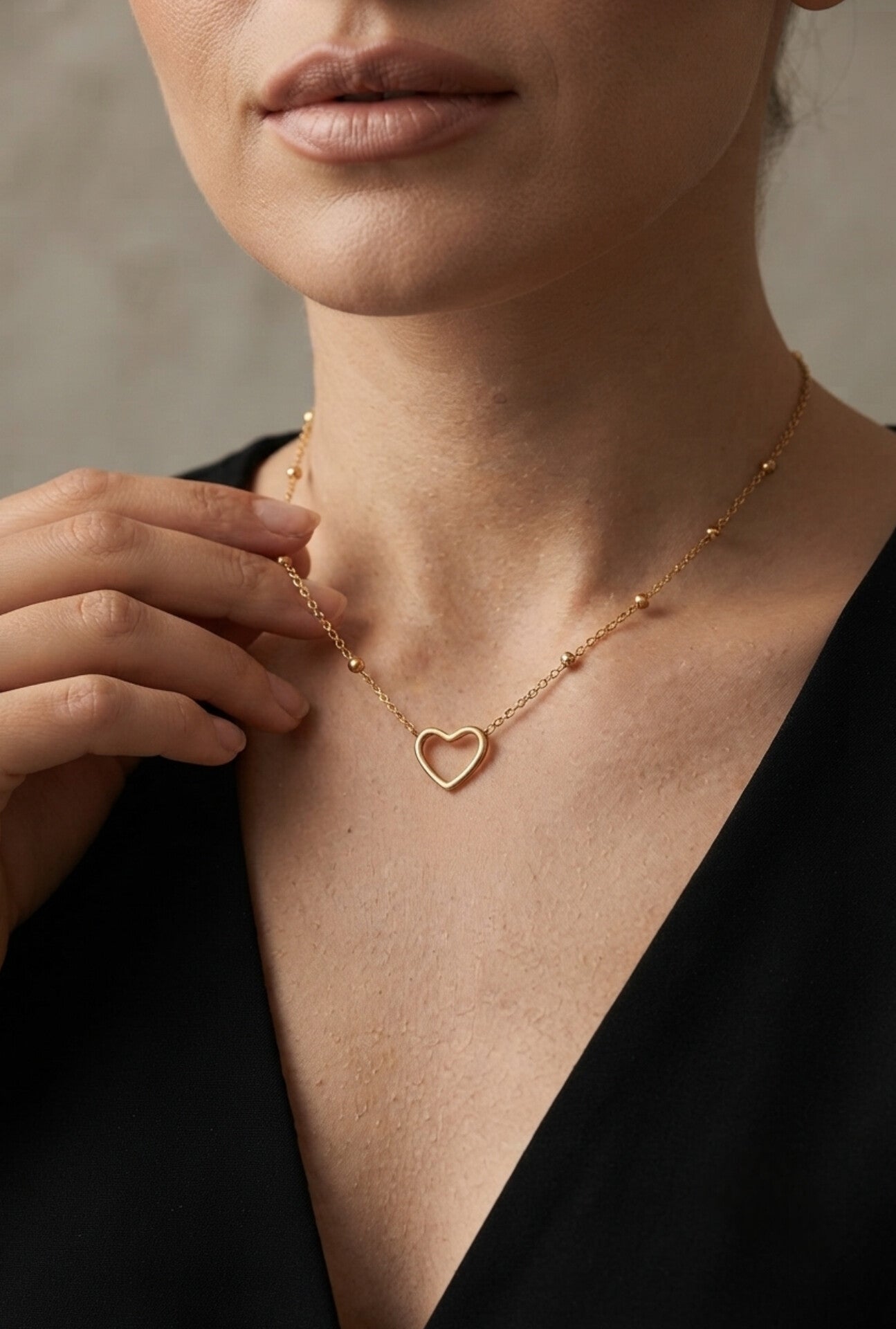 Winifred Anti Tarnish Stainless Steel Gold Stylish Necklace