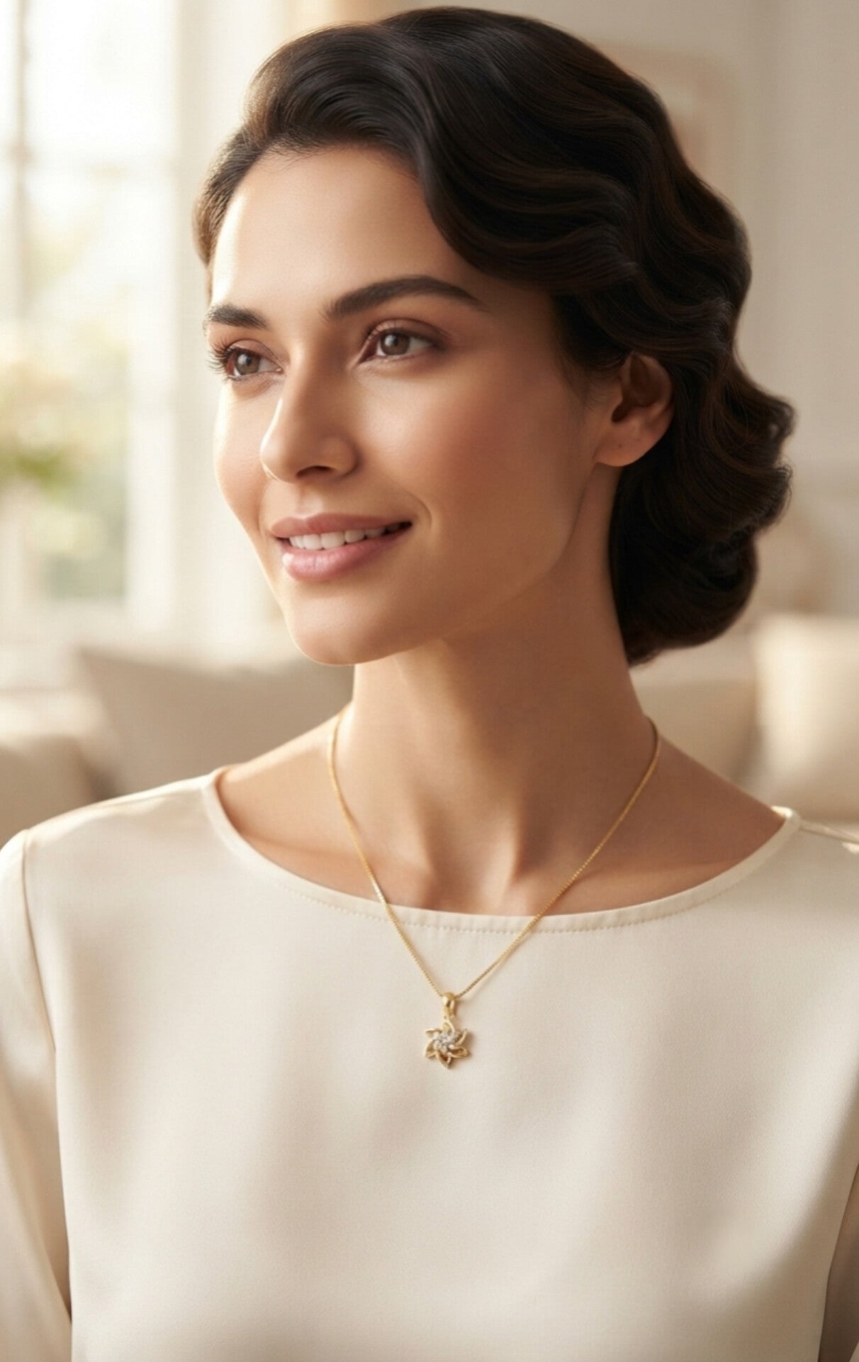 Minimalist Gold-Plated Chain Pendant