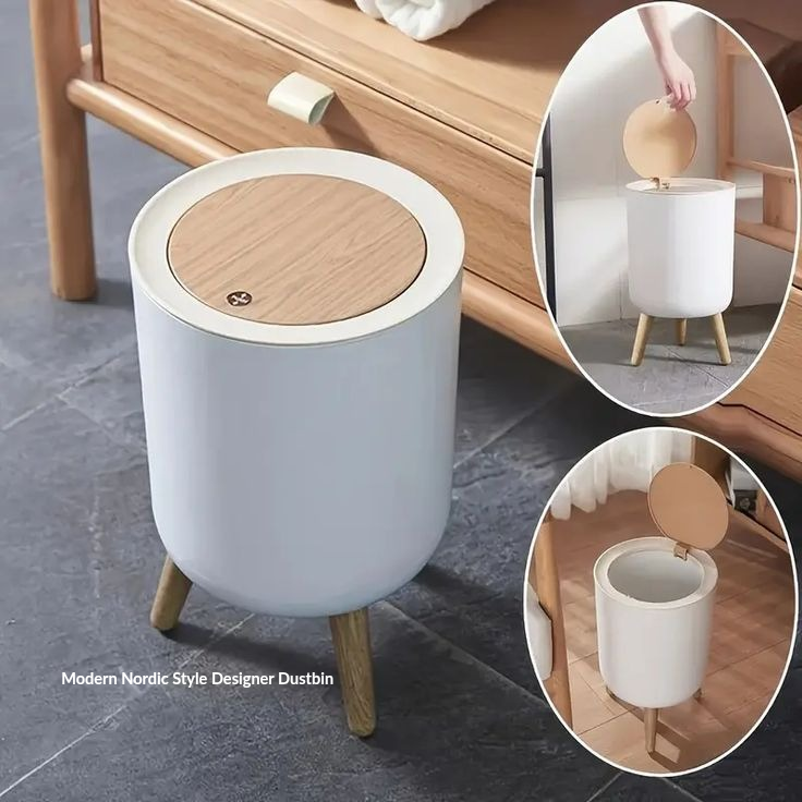 Modern Nordic Style Designer Dustbin
